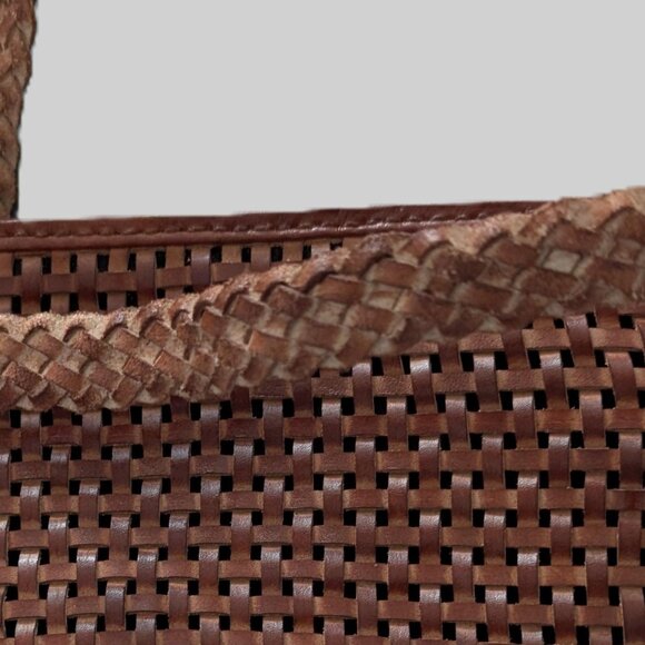 Patricia Nash woven leather bag NWOT - Picture 6 of 6